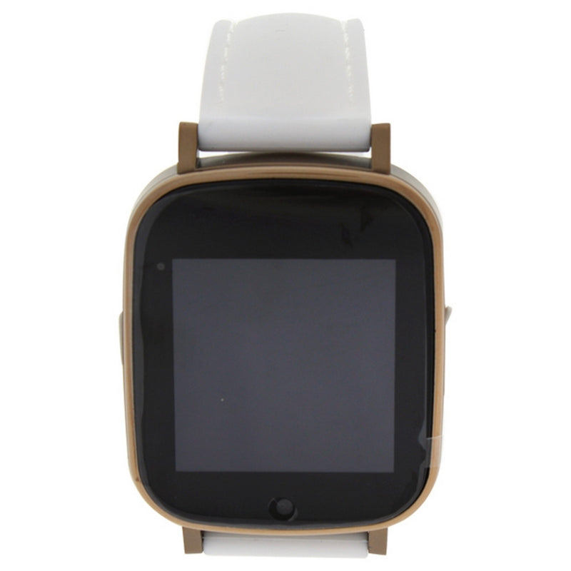 EK-G2 Montre Connectee Silicone Strap Smart Watch - Bronze-White by Eclock for Men - 1 Pc Watch