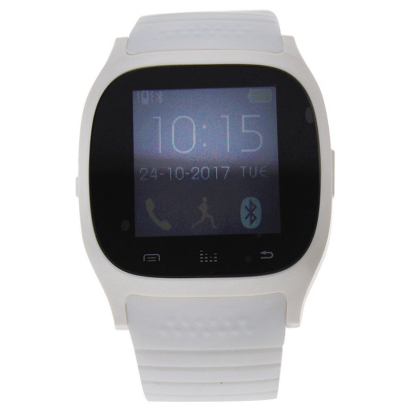 EK-C2 Montre Connectee Silicone Strap Smart Watch - White by Eclock for Unisex - 1 Pc Watch