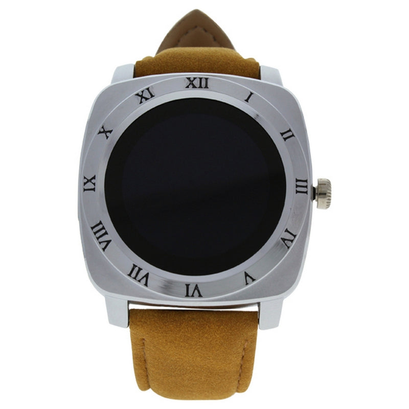 EK-F1 Montre Connectee Leather Strap Smart Watch - Yellow by Eclock for Unisex - 1 Pc Watch