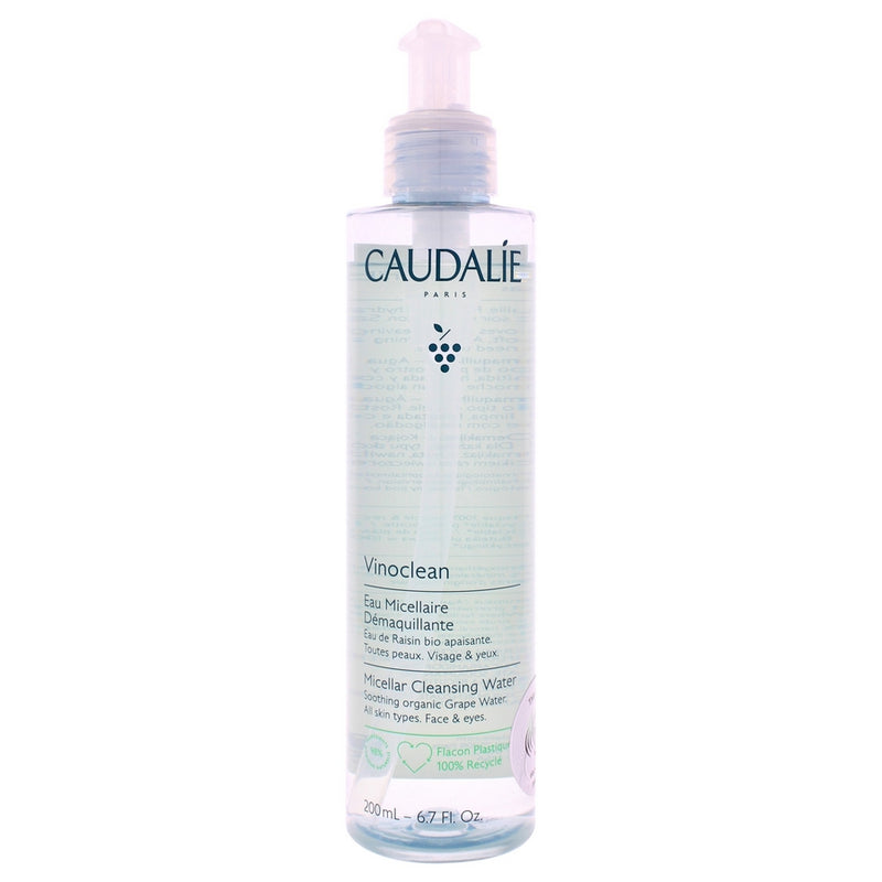 Vinoclean Micellar Cleansing Water by Caudalie for Women - 6.7 oz Cleanser