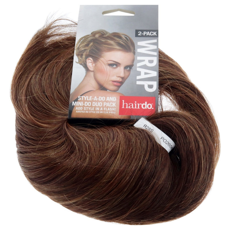 Style-a-do And Mini-do Duo Pack - R28S Glazed Fire by Hairdo for Women - 2 Pc Hair Wrap