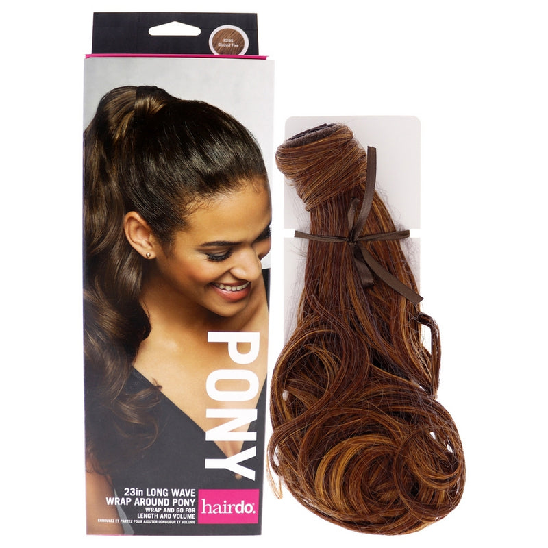 Wave Wrap Around Pony - R28S Glazed Fire by Hairdo for Women - 23 Inch Hair Extension