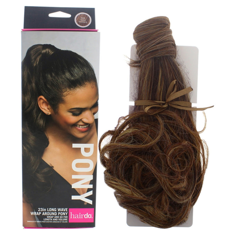 Wave Wrap Around Pony - R29S Glazed Strawberry by Hairdo for Women - 23 Inch Hair Extension