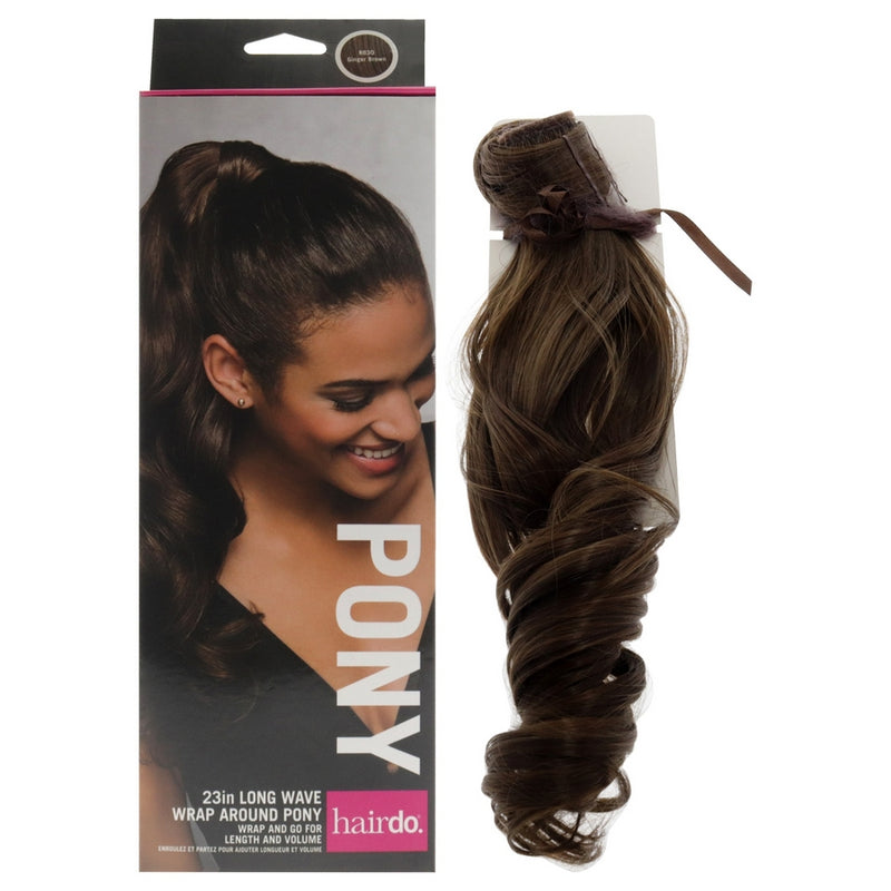 Wave Wrap Around Pony - R830 Ginger Brown by Hairdo for Women - 23 Inch Hair Extension