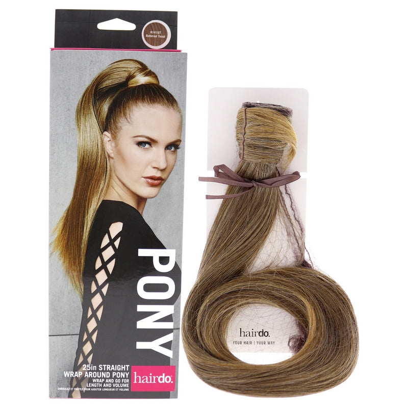 Straight Wrap Around Pony - R1416T Buttered Toast by Hairdo for Women - 25 Inch Hair Extension