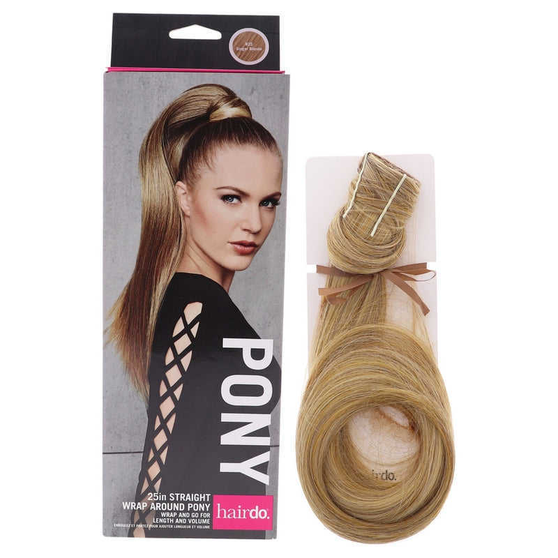 Straight Wrap Around Pony - R25 Ginger Blonde by Hairdo for Women - 25 Inch Hair Extension