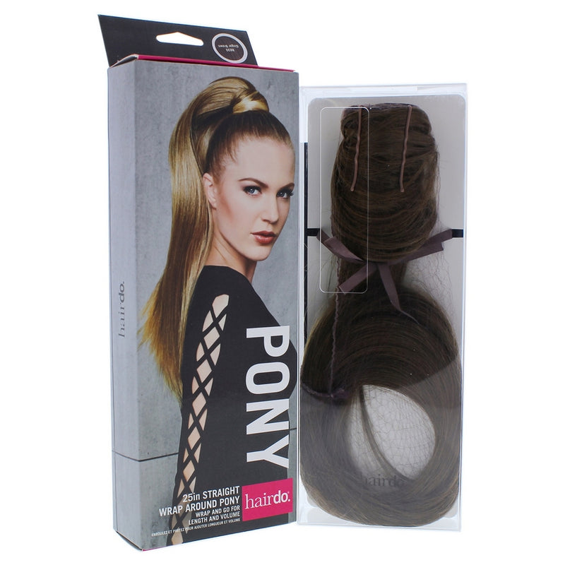 Straight Wrap Around Pony - R830 Ginger Brown by Hairdo for Women - 25 Inch Hair Extension