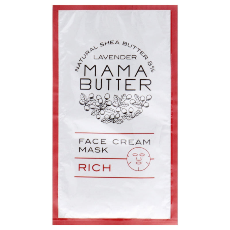 Face Cream Mask - Rich by Mama Butter for Women - 1 Pc Mask