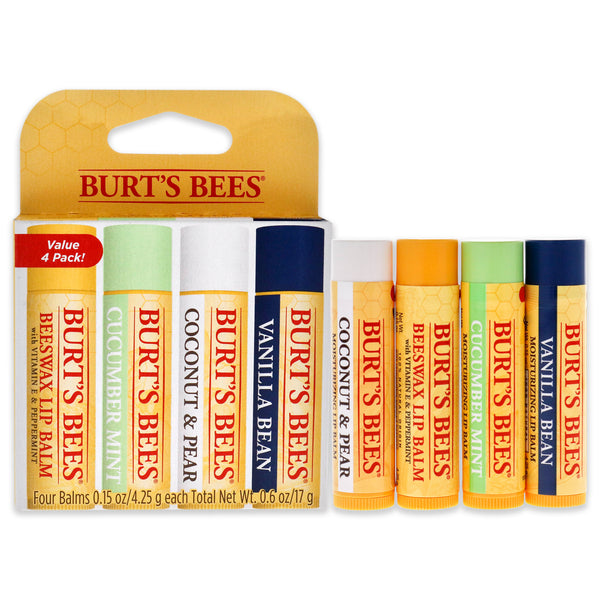 Burts Bees Super Sampler Lip Balm Unisex Gift Set