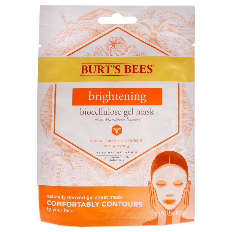 Burts Bees Brightening Biocellulose Gel Face Mask Women's Gift Set