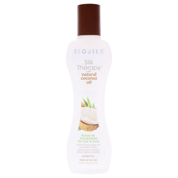 Biosilk Silk Therapy With Organic Coconut Oil Leave-In Treatment