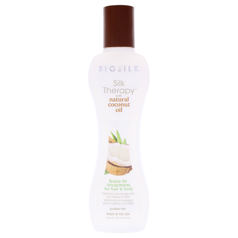 Biosilk Silk Therapy With Organic Coconut Oil Leave-In Treatment