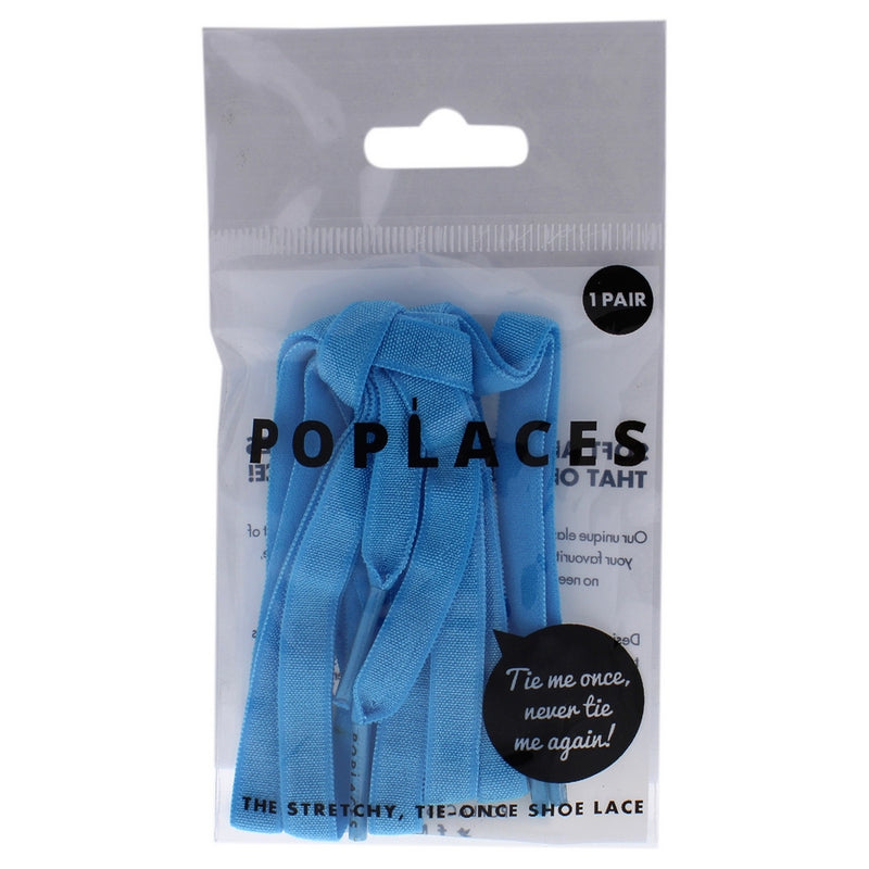 Poplaces - Bright Blue by Popband for Unisex - 1 Pc Shoe Laces