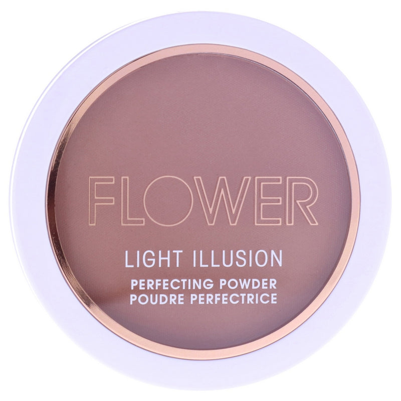 Light Illusion Perfecting Powder - D3 Mocha by Flower Beauty for Women - 0.28 oz Powder