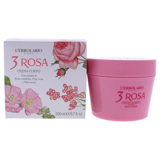 Lerbolario Body Cream 3 Rosa for Women