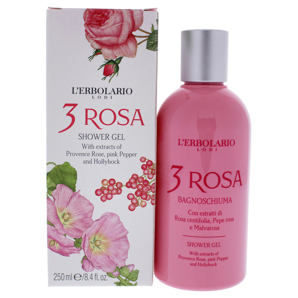 Lerbolario Shower Gel 3 Rosa for Women