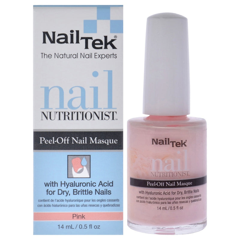 Nail Nutritionist Peel-Off Nail Masque - Pink by Nail Tek for Women - 0.5 oz Nail Treatment