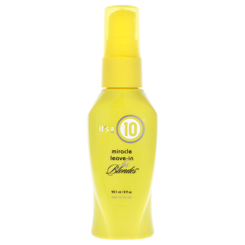 Its A 10 Miracle Leave-In For Blondes