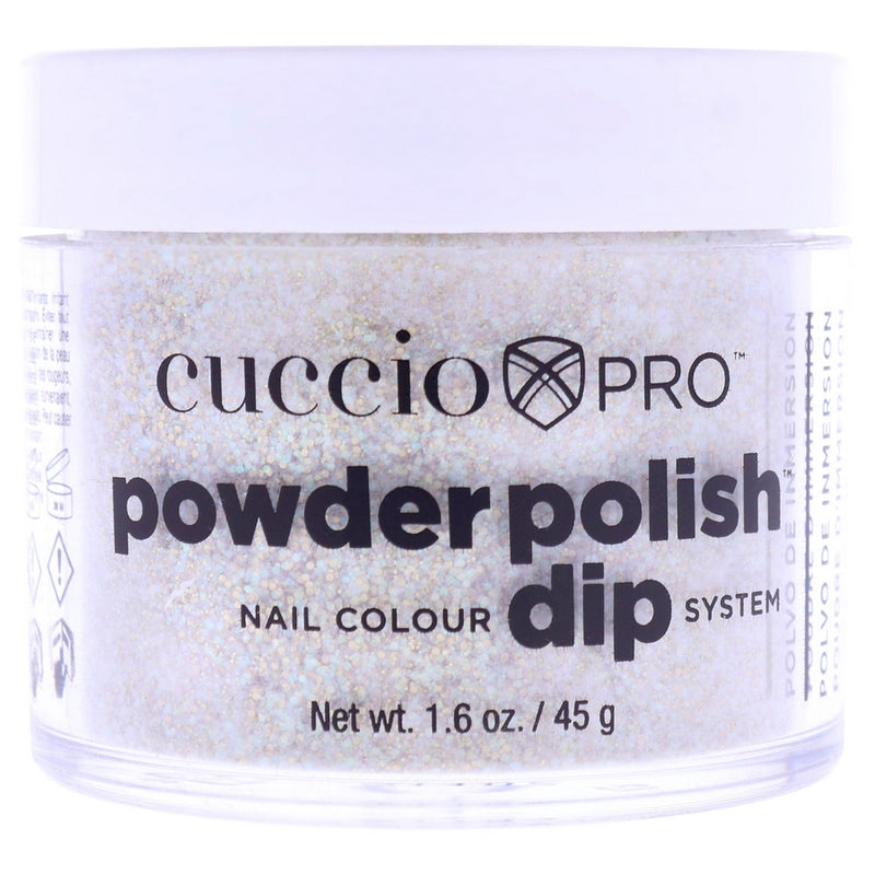 Pro Powder Polish Nail Colour Dip System - Gold Glitter by Cuccio Pro for Women - 1.6 oz Nail Powder