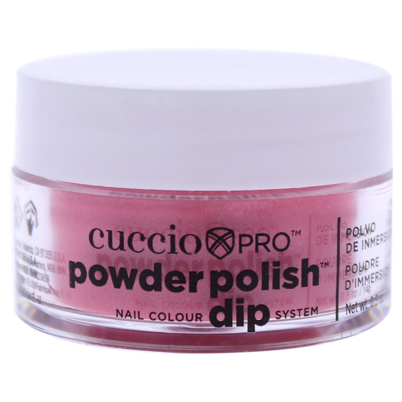 Pro Powder Polish Nail Colour Dip System - Rose with Rainbow Mica by Cuccio Pro for Women - 0.5 oz Nail Powder