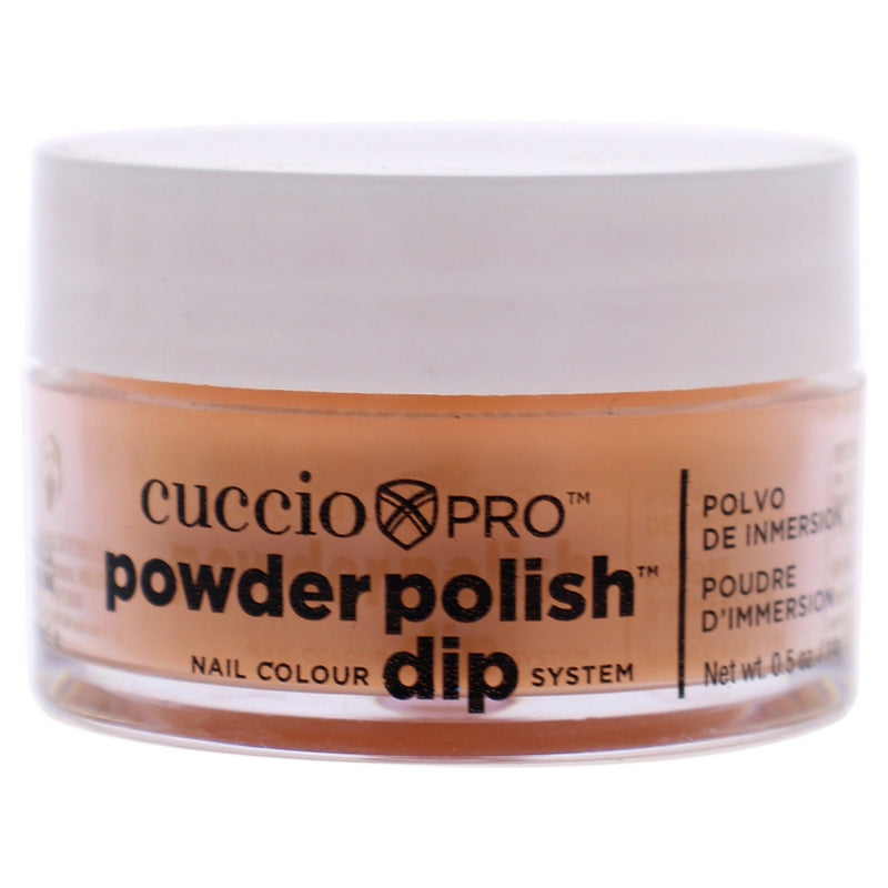 Pro Powder Polish Nail Colour Dip System - Carrot Orange by Cuccio Pro for Women - 0.5 oz Nail Powder