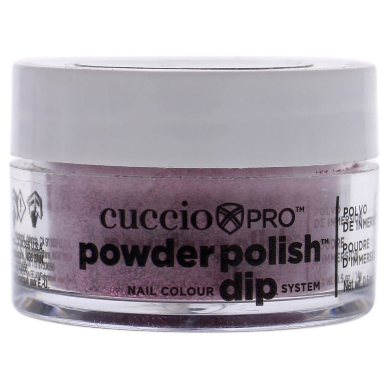 Pro Powder Polish Nail Colour Dip System - Barbie Pink Glitter by Cuccio Pro for Women - 0.5 oz Nail Powder