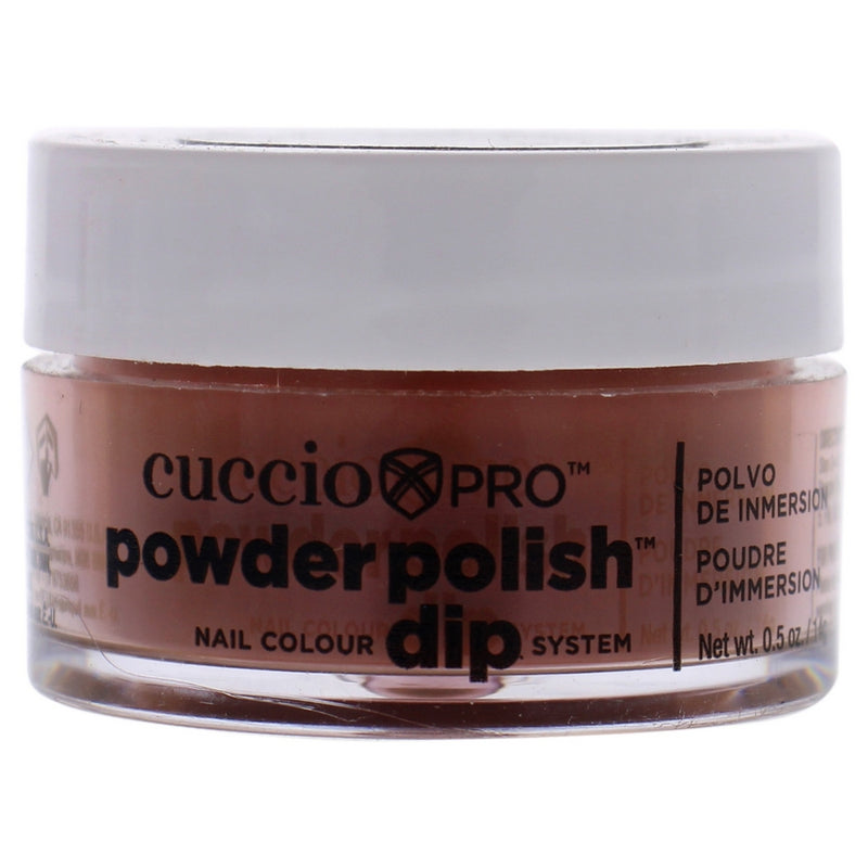 Pro Powder Polish Nail Colour Dip System - Brick Orange by Cuccio Pro for Women - 0.5 oz Nail Powder