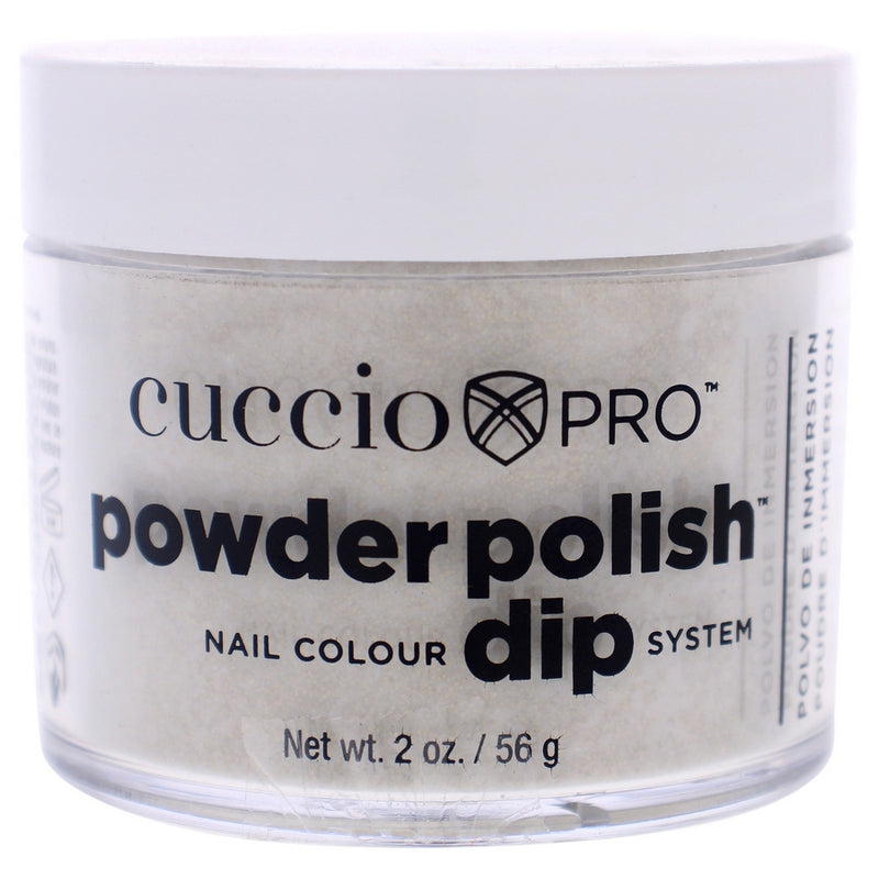 Pro Powder Polish Nail Colour Dip System - Gold With Rimbow Mica by Cuccio Pro for Women - 1.6 oz Nail Powder