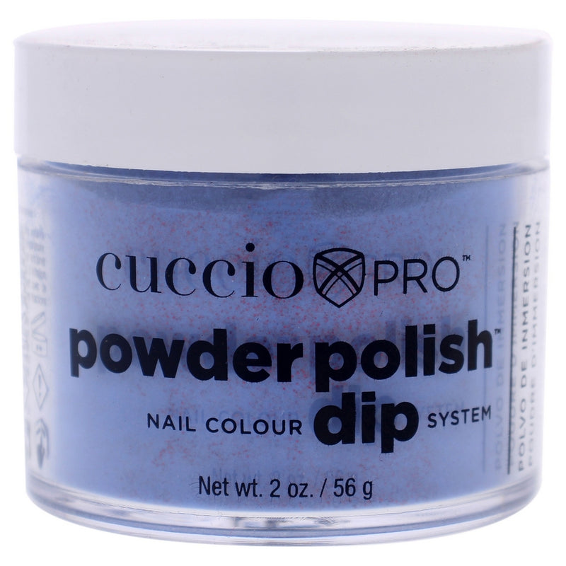 Pro Powder Polish Nail Colour Dip System - Purple With Red Glitter by Cuccio Pro for Women - 1.6 oz Nail Powder