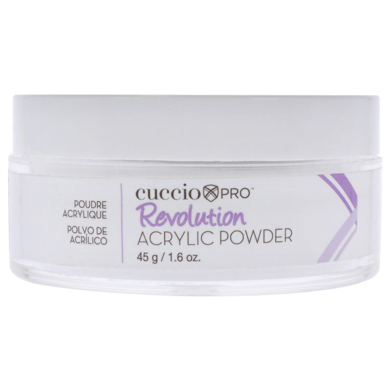 Revolution Acrylic Powder - Clear by Cuccio Pro for Women - 1.6 oz Acrylic Powder