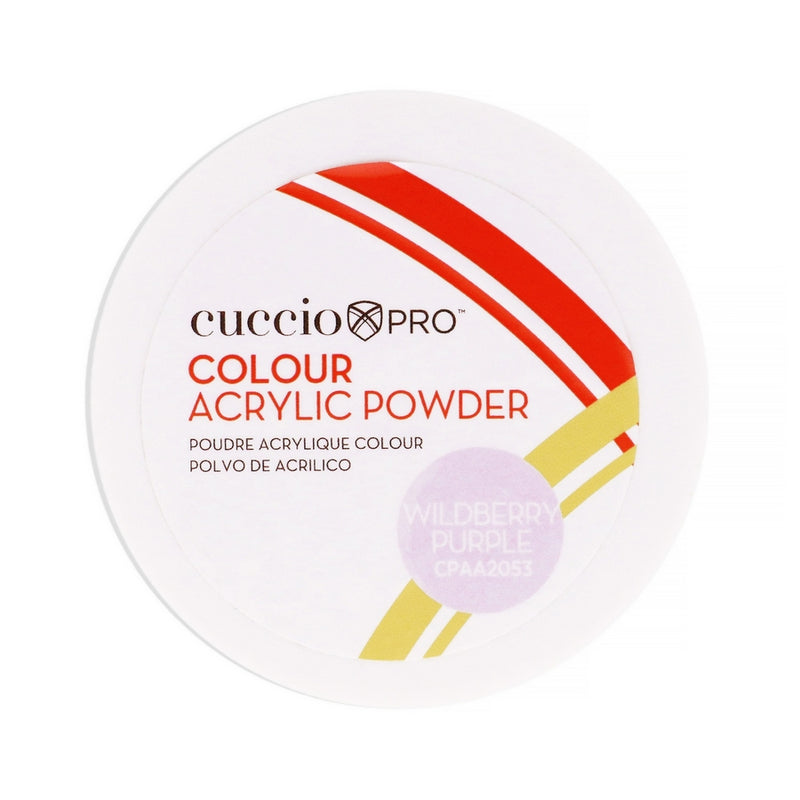 Colour Acrylic Powder - Wildberry Purple by Cuccio Pro for Women - 1.6 oz Acrylic Powder