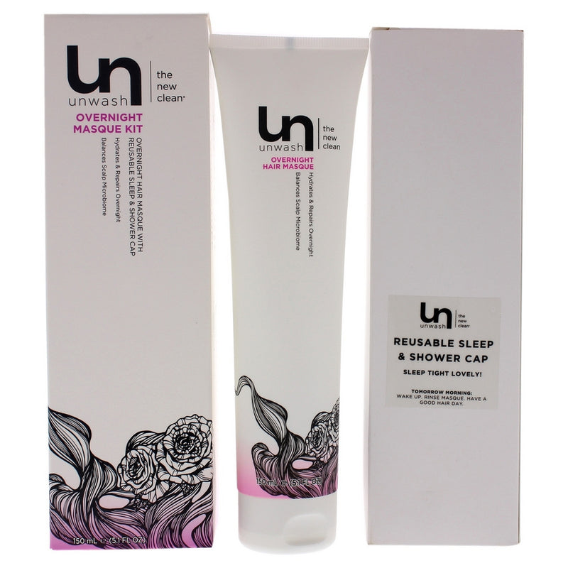 Overnight Hair Mask by Unwash for Unisex - 5.1 oz Mask