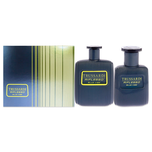 Trussardi Riflesso Blue Vibe Men's Eau De Toilette Gift Set
