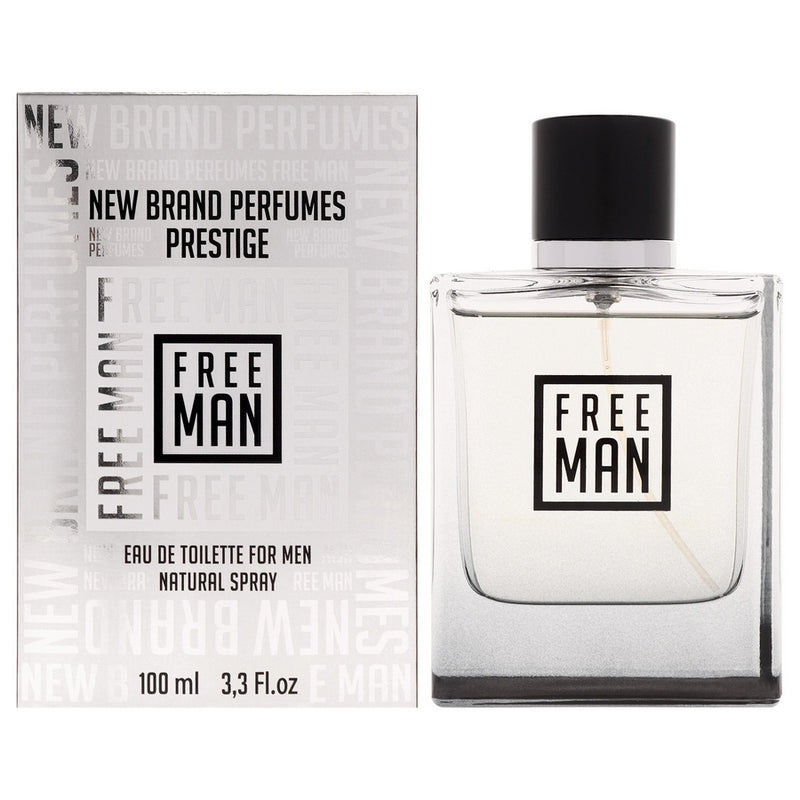 Free Man by New Brand for Men - 3.3 oz EDT Spray