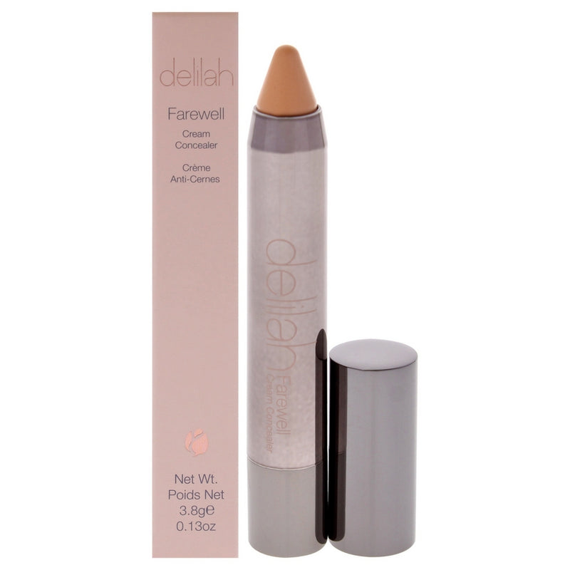 Farewell Cream Concealer - Almond by Delilah for Women - 0.13 oz Concealer