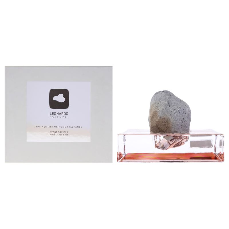 Leonardo Essenza Stone Diffuser Rose Unisex Gift Set