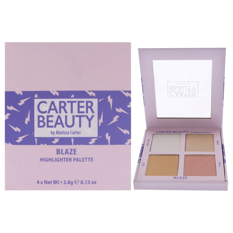 Highlighter Palette - Blaze by Carter Beauty for Women - 0.52 oz Highlighter
