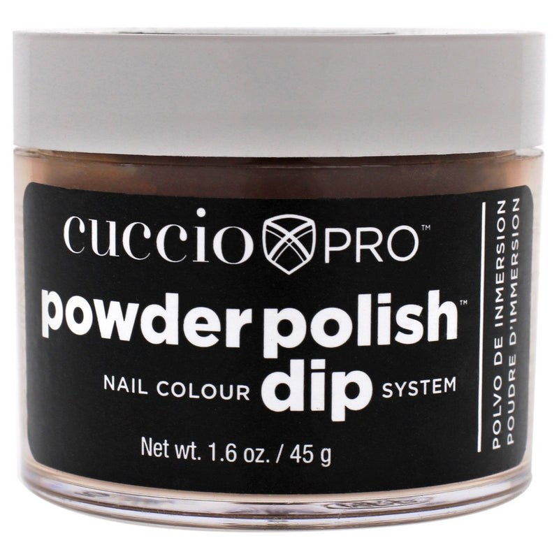 Pro Powder Polish Nail Colour Dip System - Caramel Kisses by Cuccio Pro for Women - 1.6 oz Nail Powder