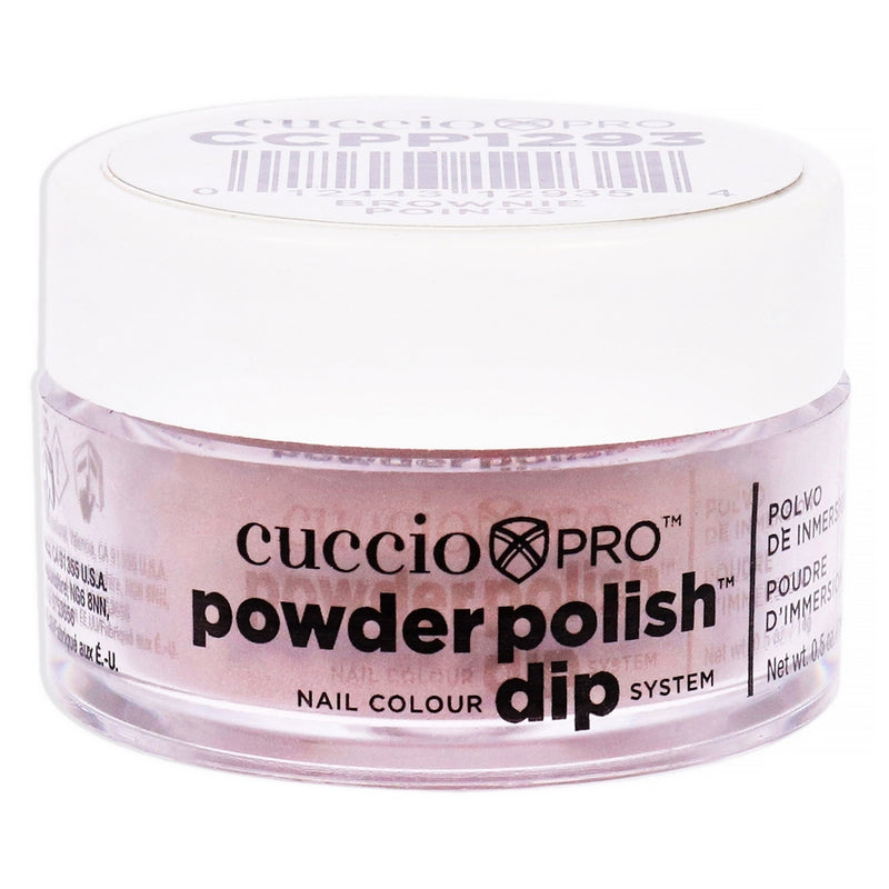 Pro Powder Polish Nail Colour Dip System - Brownie Points by Cuccio Pro for Women - 0.5 oz Nail Powder