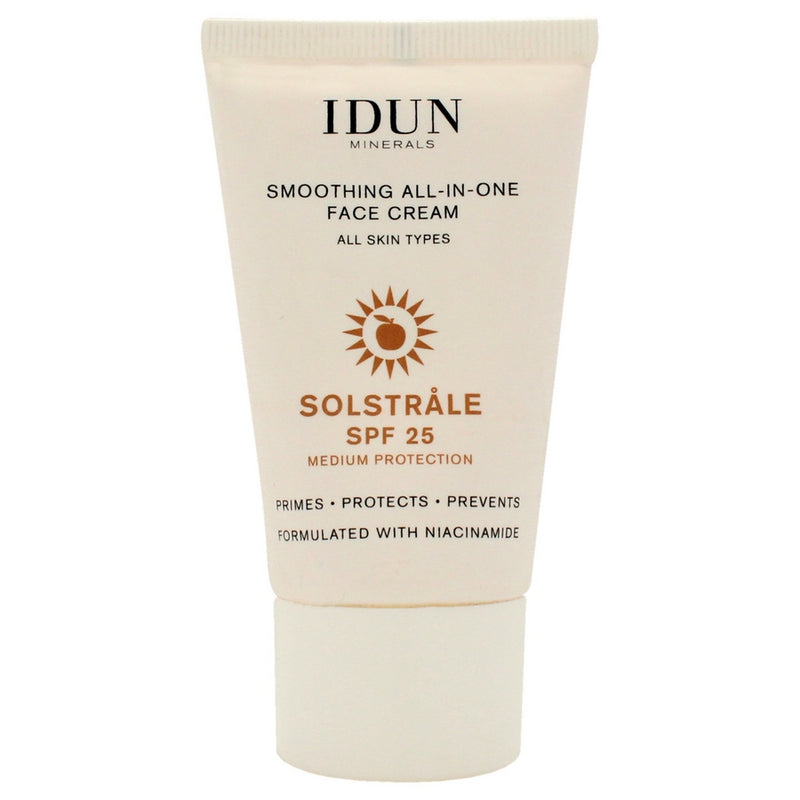 Smoothing All-In-One Face Cream SPF 25 by Idun Minerals for Women - 1 oz Cream