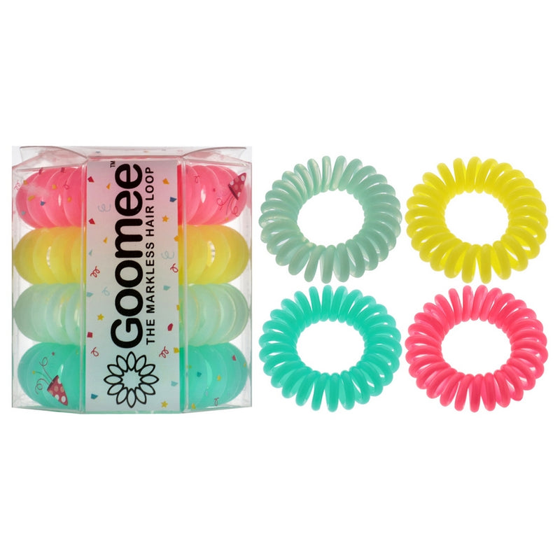 The Markless Hair Loop Set - Superb by Goomee for Women - 4 Pc Hair Tie