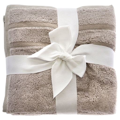 Cariloha Bamboo Washcloths Stone Unisex Gift Set