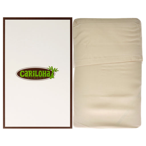 Cariloha Resort Bamboo Pillowcase Coconut Milk-King Unisex Gift Set