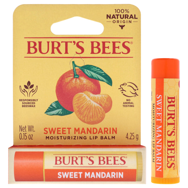 Burts Bees Sweet Mandarin Moisturizing Lip Balm