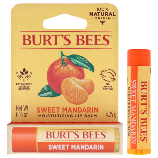 Burts Bees Sweet Mandarin Moisturizing Lip Balm