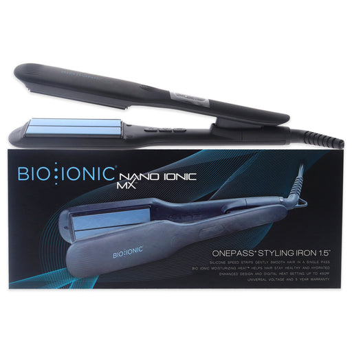 Bio Ionic Onepass Nanoionic Mx Styling Iron Black for Women