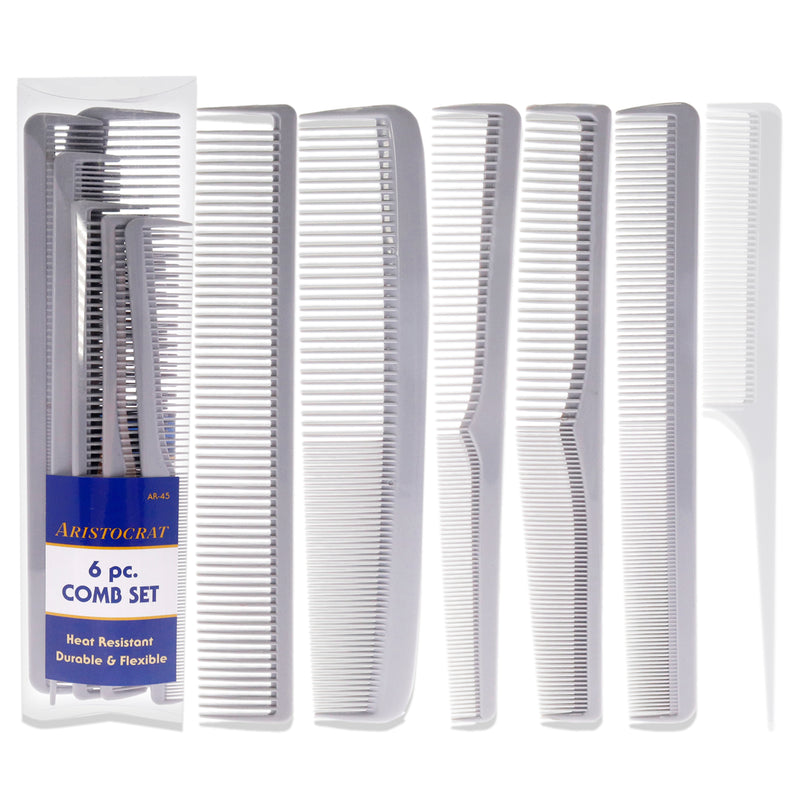 Aristocrat Heat Resistant Durable And Flexible Combs Unisex Gift Set