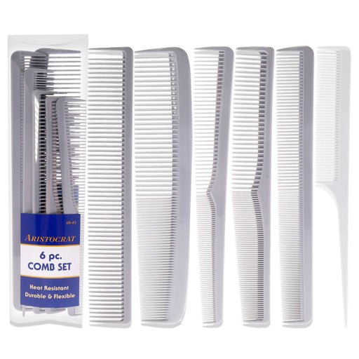 Aristocrat Heat Resistant Durable And Flexible Combs Unisex Gift Set