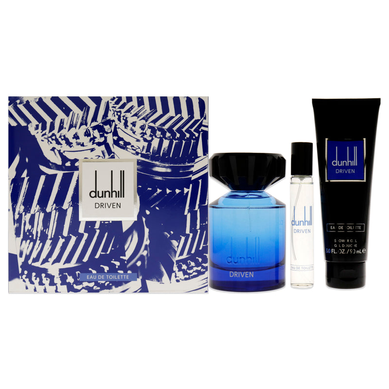 Alfred Dunhill Driven Blue Men's Eau De Toilette Gift Set