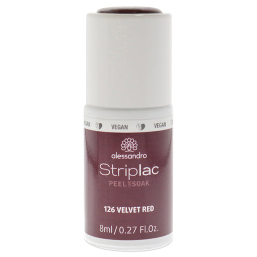 Alessandro Striplac Peel Or Soak 126 Velvet Red